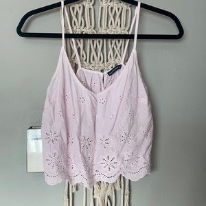 Brandy Melville Lace Crop Top